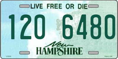 NH license plate 1206480