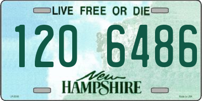 NH license plate 1206486