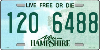 NH license plate 1206488