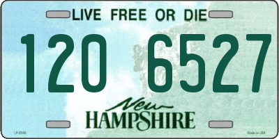 NH license plate 1206527