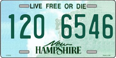 NH license plate 1206546