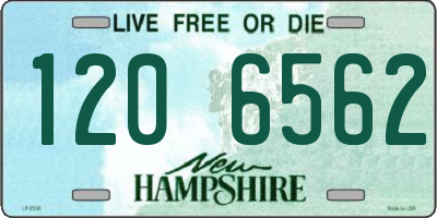NH license plate 1206562