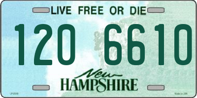 NH license plate 1206610