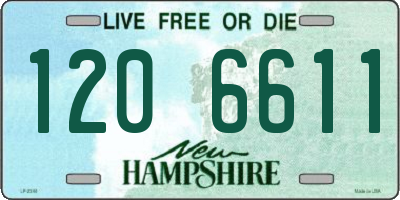 NH license plate 1206611