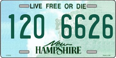 NH license plate 1206626