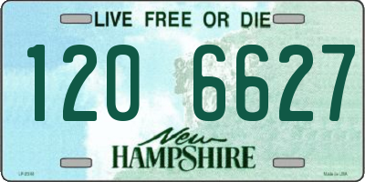 NH license plate 1206627