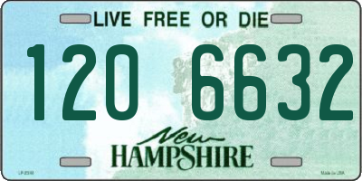 NH license plate 1206632