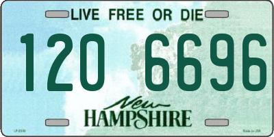 NH license plate 1206696