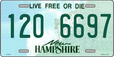 NH license plate 1206697