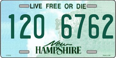 NH license plate 1206762