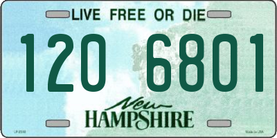 NH license plate 1206801