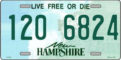 NH license plate 1206824