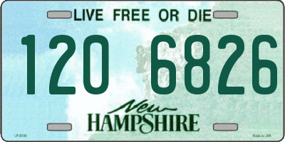 NH license plate 1206826