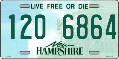 NH license plate 1206864