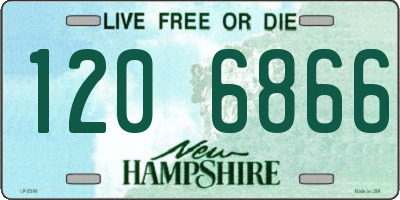 NH license plate 1206866