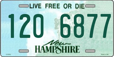 NH license plate 1206877