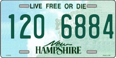 NH license plate 1206884