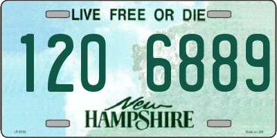 NH license plate 1206889