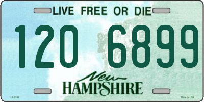 NH license plate 1206899