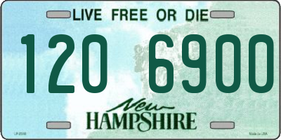NH license plate 1206900