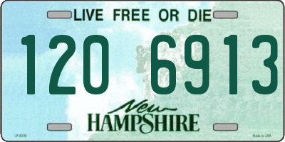 NH license plate 1206913