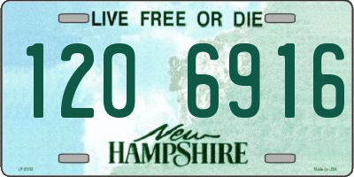 NH license plate 1206916