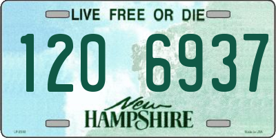 NH license plate 1206937