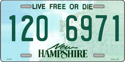 NH license plate 1206971
