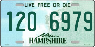 NH license plate 1206979