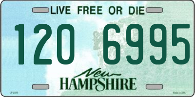 NH license plate 1206995