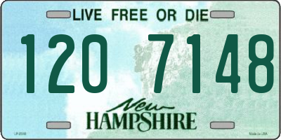 NH license plate 1207148