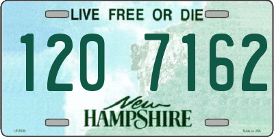 NH license plate 1207162