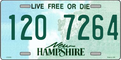 NH license plate 1207264