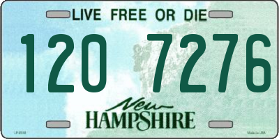 NH license plate 1207276