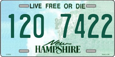 NH license plate 1207422