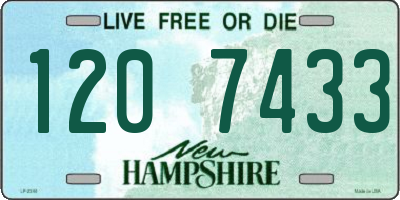 NH license plate 1207433
