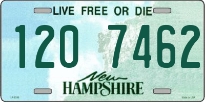 NH license plate 1207462