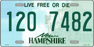 NH license plate 1207482