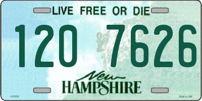 NH license plate 1207626