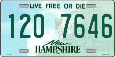 NH license plate 1207646