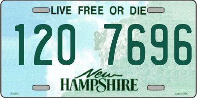NH license plate 1207696