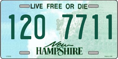 NH license plate 1207711