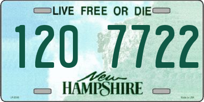 NH license plate 1207722