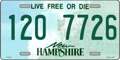NH license plate 1207726