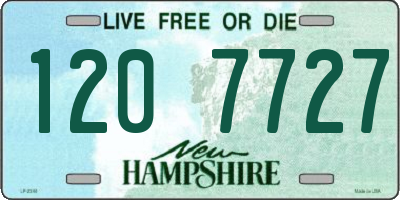 NH license plate 1207727
