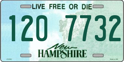 NH license plate 1207732