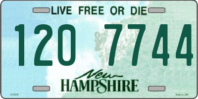 NH license plate 1207744