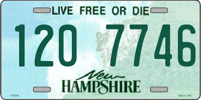 NH license plate 1207746