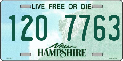 NH license plate 1207763