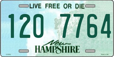 NH license plate 1207764